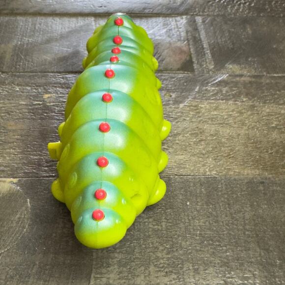 A Bug’s Life 1998 Vintage McDonalds Toy Heimlich Green Caterpillar Cake Topper - Picture 4 of 6